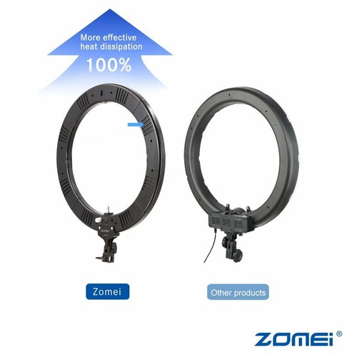 ZOMEI 14-inch Dimmable Ring Light Lighting Kit with Light Stand