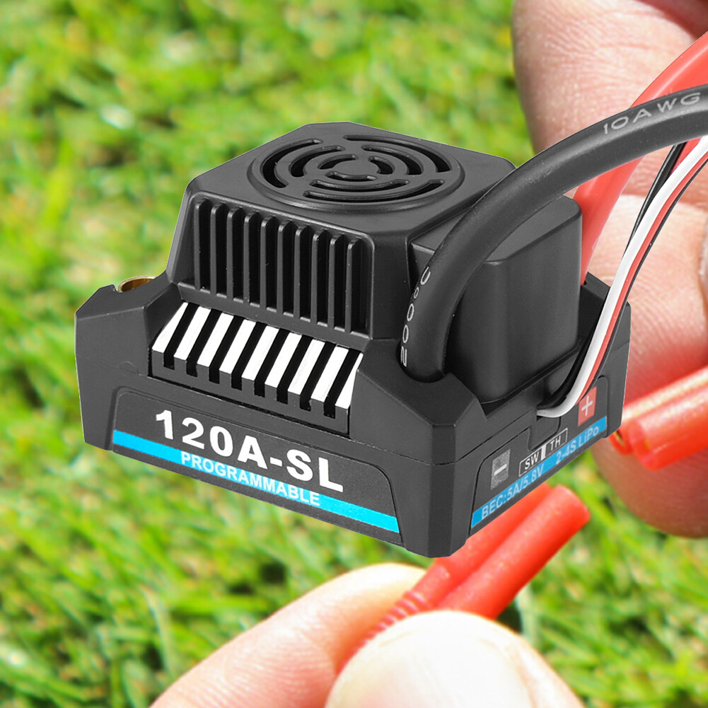 120A-SL 150A-SL 2-4S RC Brushless ESC Waterproof with 5A/5.8V BEC for 1/8 RC Car