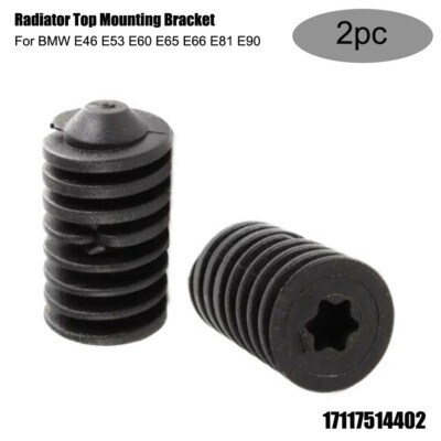 Replacement Radiator Mount Bracket for E46 E53 E60 E65 E66 E81 E90 2x Pack