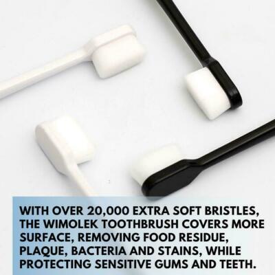 4 Pcs Extra Soft Micro-Nano Toothbrush For Sensitive Gums Teeth and --`.`
