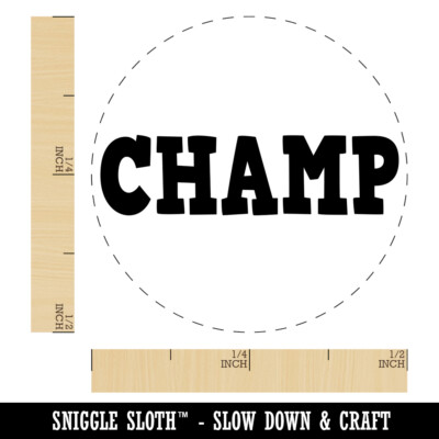 Champ Champion Fun Text Teacher Self-Inking Rubber Stamp Ink Stamper