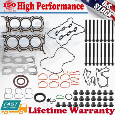 Head Gasket Bolt Set For Kia Sorento Sedona Cadenza Hyundai Santa Fe Azera 3.3L