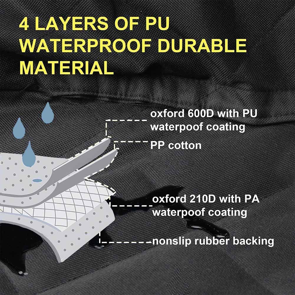 Pet Dog Cat Car Seat Cover Rear Back For Waterproof Protector Hammock NonSlip CA