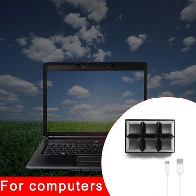 Mini 6-key Copy Paste Mechanical Keyboard USB Programming 2023' Shortcut F1S9