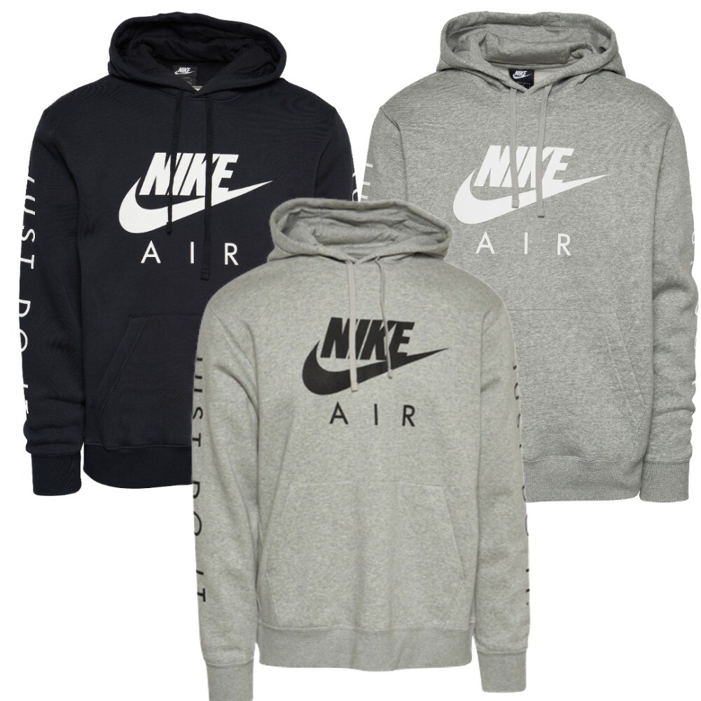 Мужская толстовка Nike с капюшоном NSW, спортивный пуловер Air Max, толстовка с капюшоном Just Do It