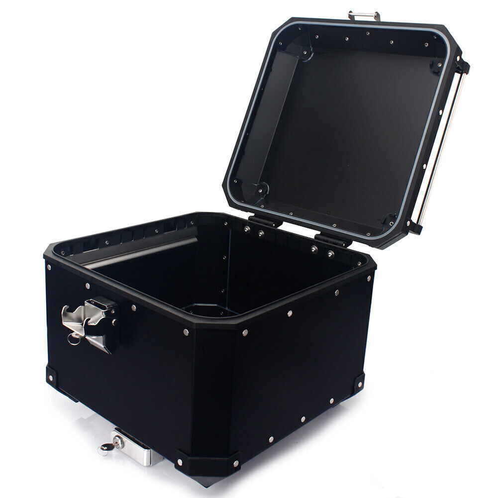 128L Black Aluminum Luggage Cases Saddle Box Racks for Adventure 1190 1290 13-20