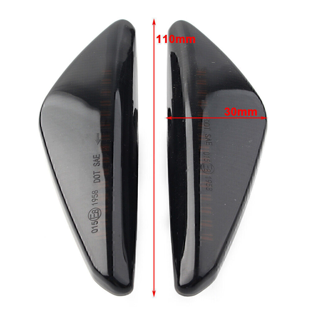1 Pair Dynamic LED Side Marker Turn Signal Light Fit BMW F25 E70 E71 X3 E72 X5 6