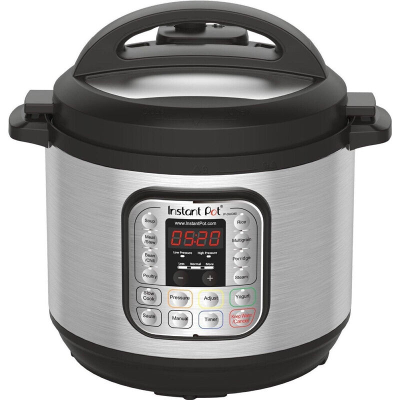 Instant Pot IP-DUO80 8 Qt 7-in-1 Multi- Use Programmable Pressure Cooker, Rice