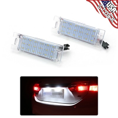 2x 6000k LED Number License Plate Light Lamp For Alfa Romeo 159 147 GT 166 Brera
