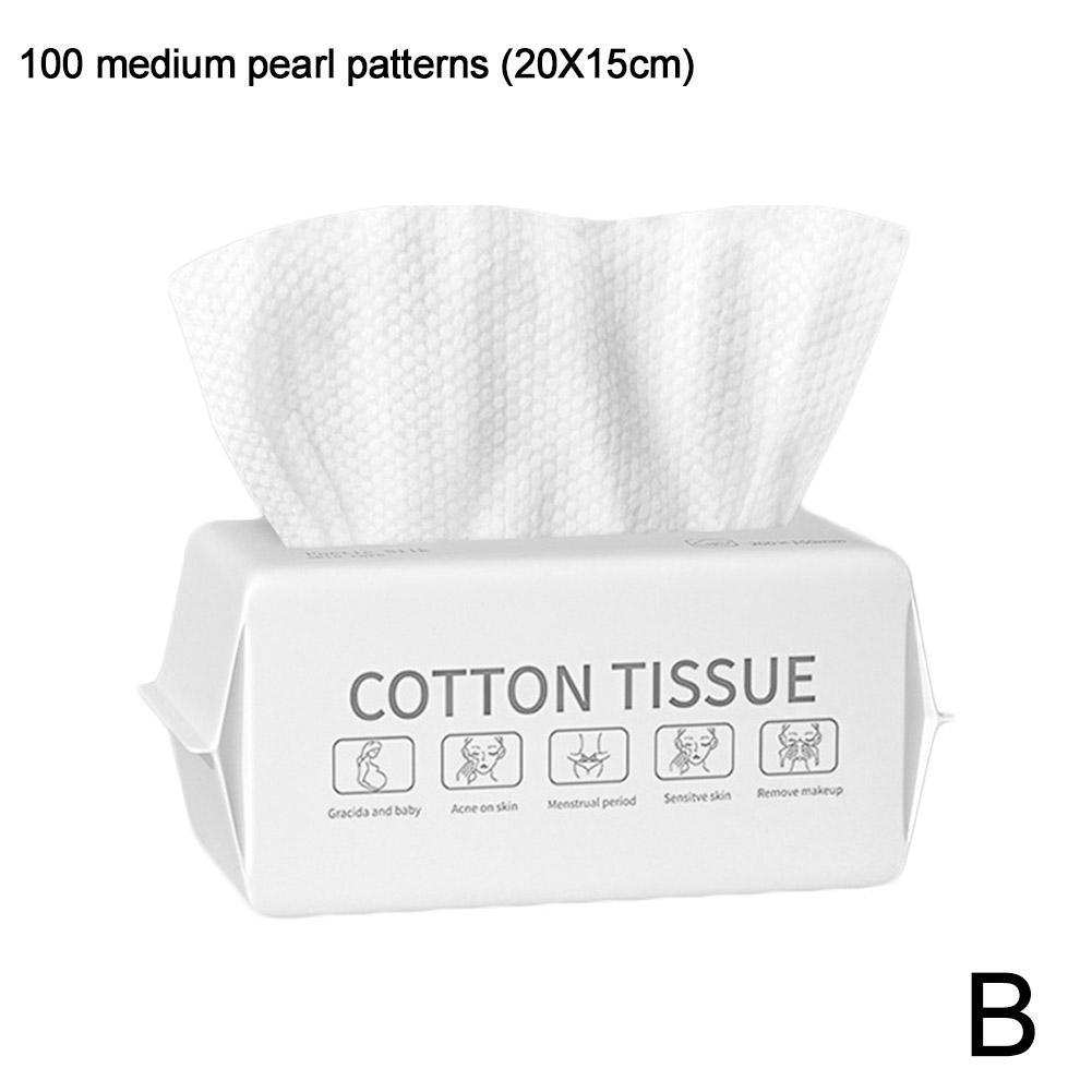 100PCS Disposable Wash Face Towel Clean Face Towel Make of Cotton Remove Make ,я