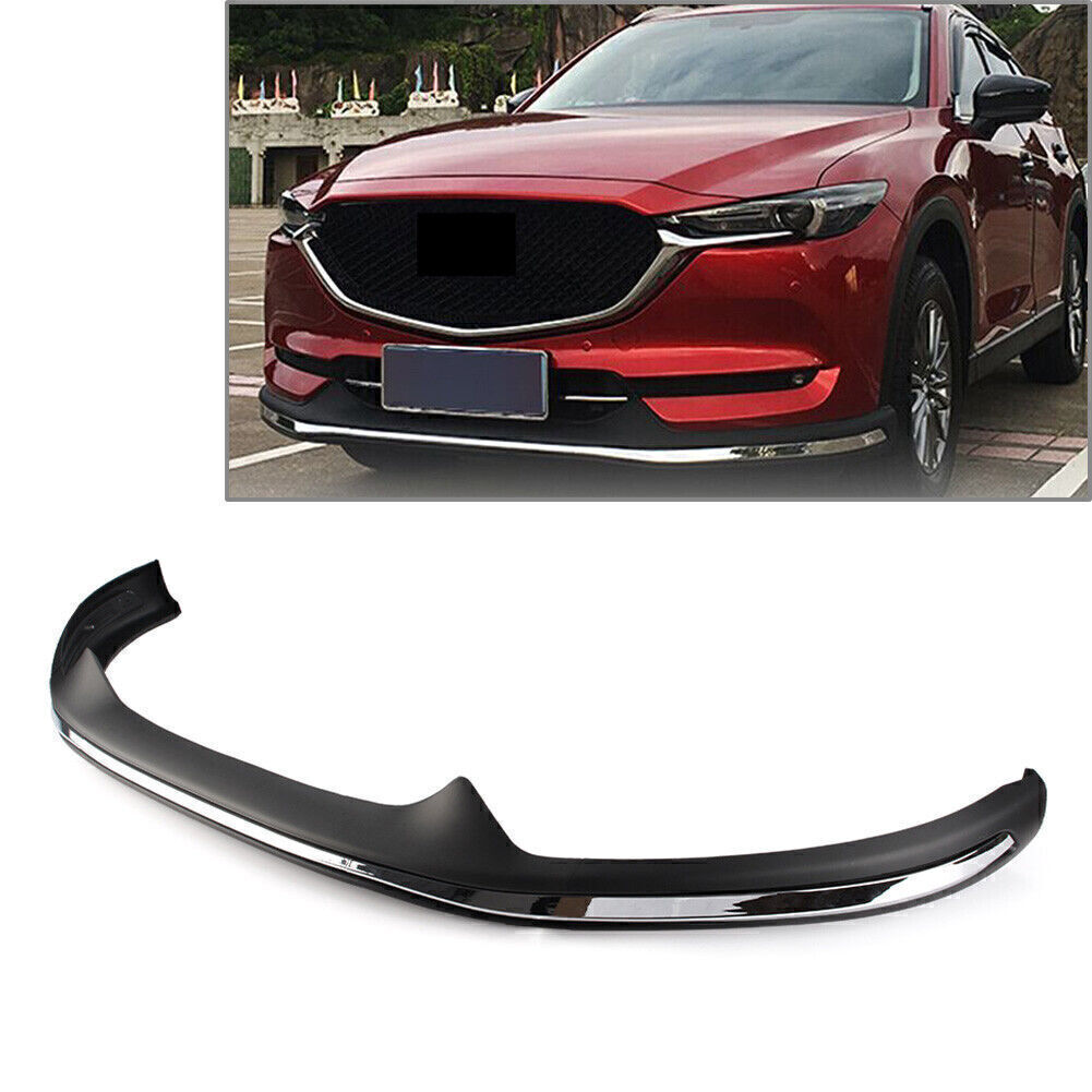 Front Bumper Lip Spoiler Bodykit For Mazda CX-5 CX-8 2017-2021