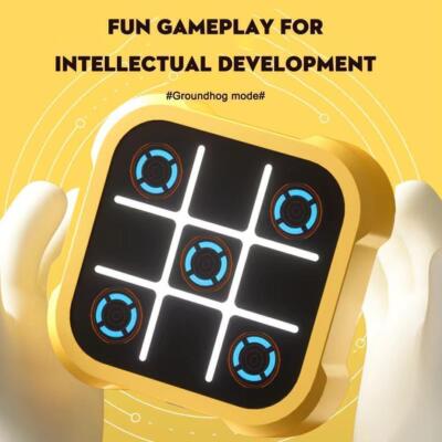 Electronic Tic-Tac Toe GameTic Tac Toe Bolt Handheld Puzzle Game Console Toys US