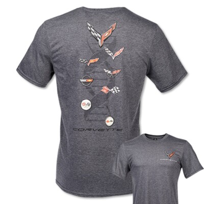 C8 Corvette Next Gen DNA Evolution Gray T-Shirt