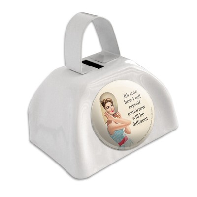 Cute How Tell Myself Tomorrow Different Cowbell Cow Bell Instrument