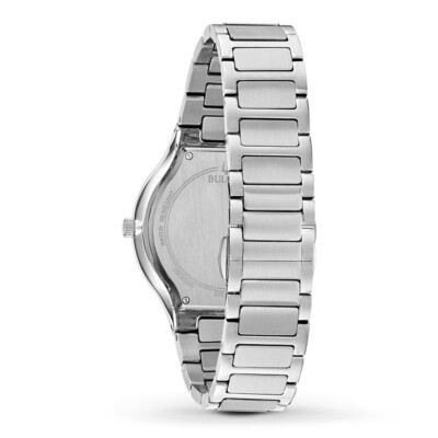 Pre-owned Bulova Silver Mens Analogue Watch Futuro 96e117