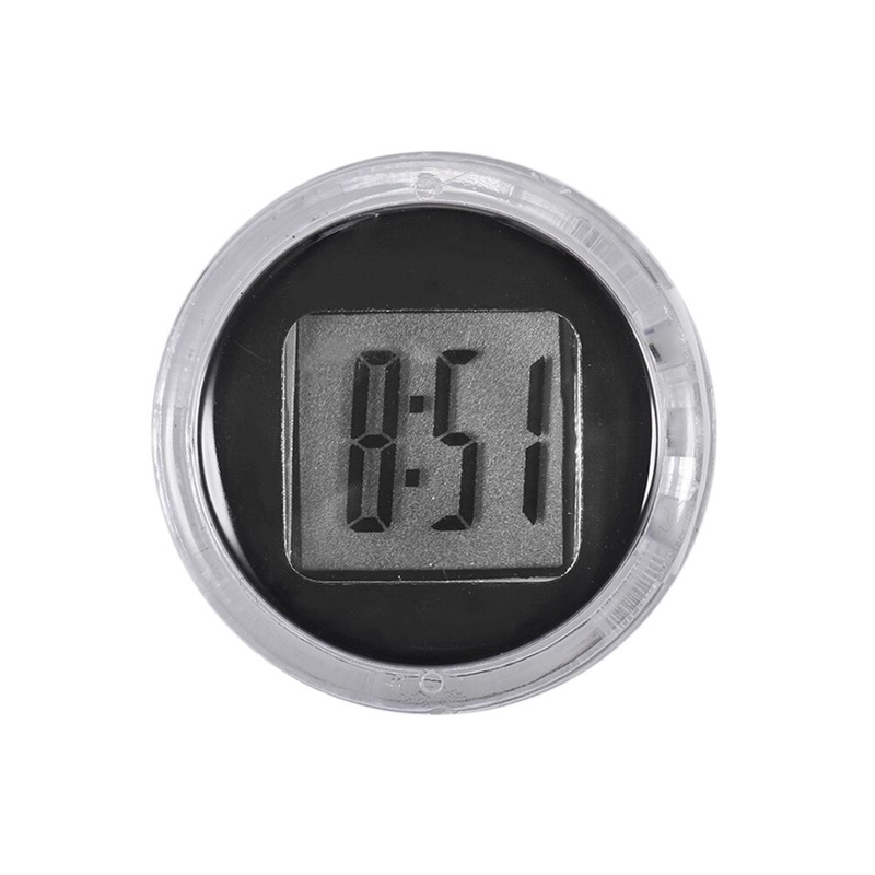 Mini Motorcycle Clock Stick-on Waterproof Electronic Watch Moto Digital Clock