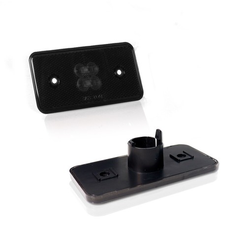 4PC For 02-15 Mercedes Benz G500 G550 Smoke Front Rear Side Marker Light Housing