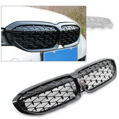 Glossy Black Front Kidney Style Grill For BMW New 3 Series G20 2019-2022