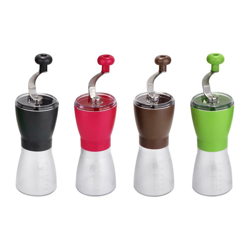 vanpower Manuelle Kaffeemühle, tragbare PPKaffeemühle mit EdelstahlGriff,