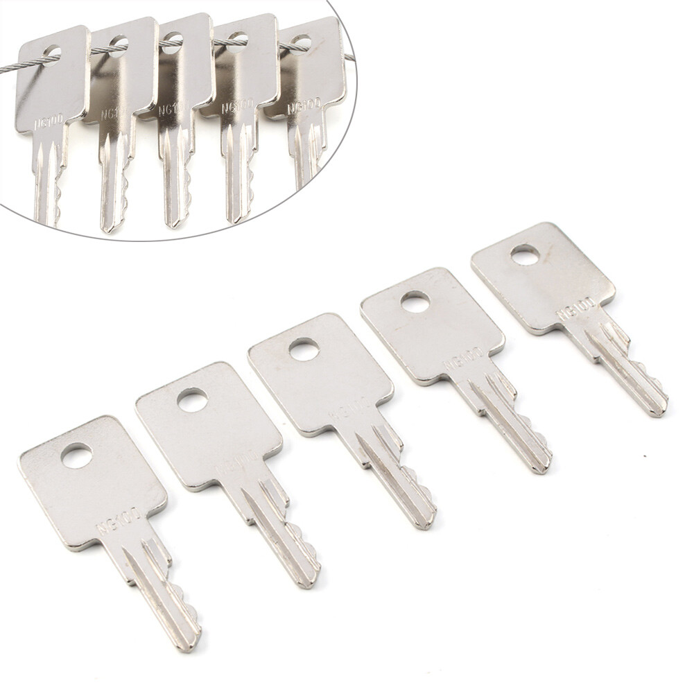 Construction Ignition Key With Key Ring