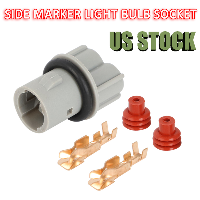 For Mercedes W211 W210 W204 Side Marker Lamp Light Bulb Socket Kit A0005400966