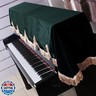 Tyenaza Half-Covered Velvet Anti-Dust Piano Cover, Premium Protection for 88-Key Pianos (Green)