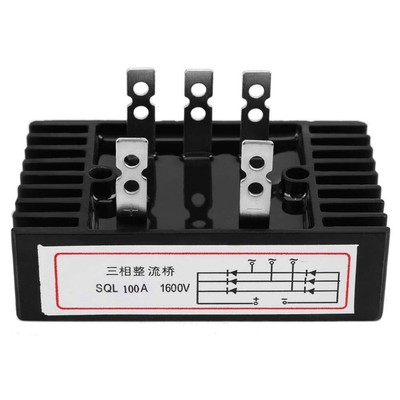 Ac To Dc Three Phase Diode Bridge Rectifier 1600v Black Three Phase Diode Full B