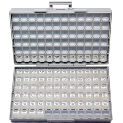AideTek SMD 0402 size 79 values 100pc/vcapacitor kit in BOXALL144 0.5pF to 10uF