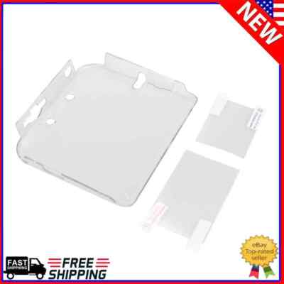 Transparent Plastic Hard Case Cover Shell For Nintendo 2DS+Film