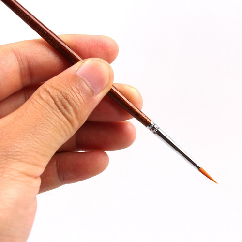 PREMIUM QUALITY Fine Detail Paint Brush Set - 7 Pieces Miniature Brushes