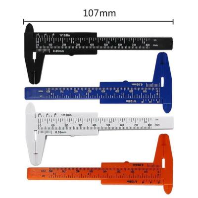 2pcs Plastic Precise Vernier Scale Caliper metric / 0-3.15'' imperial .US