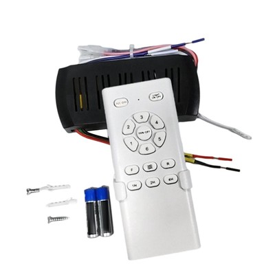 Frequency Conversion Ceiling Fan Remote Control Kit 6 Speed High Voltage7989