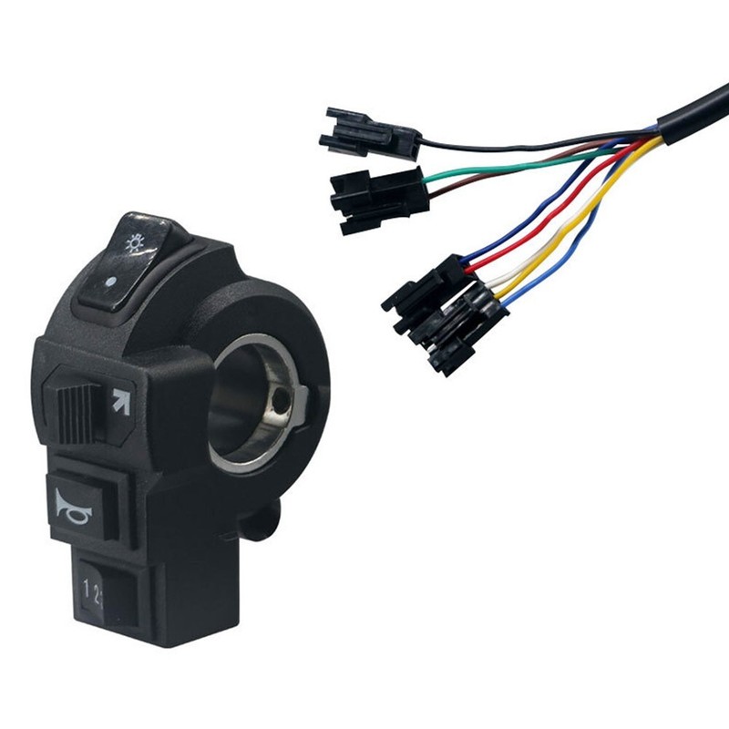 Wasserdichter Schalter F��R Elektrofahrr?Der Hupe Blinker Lichtsteuerung