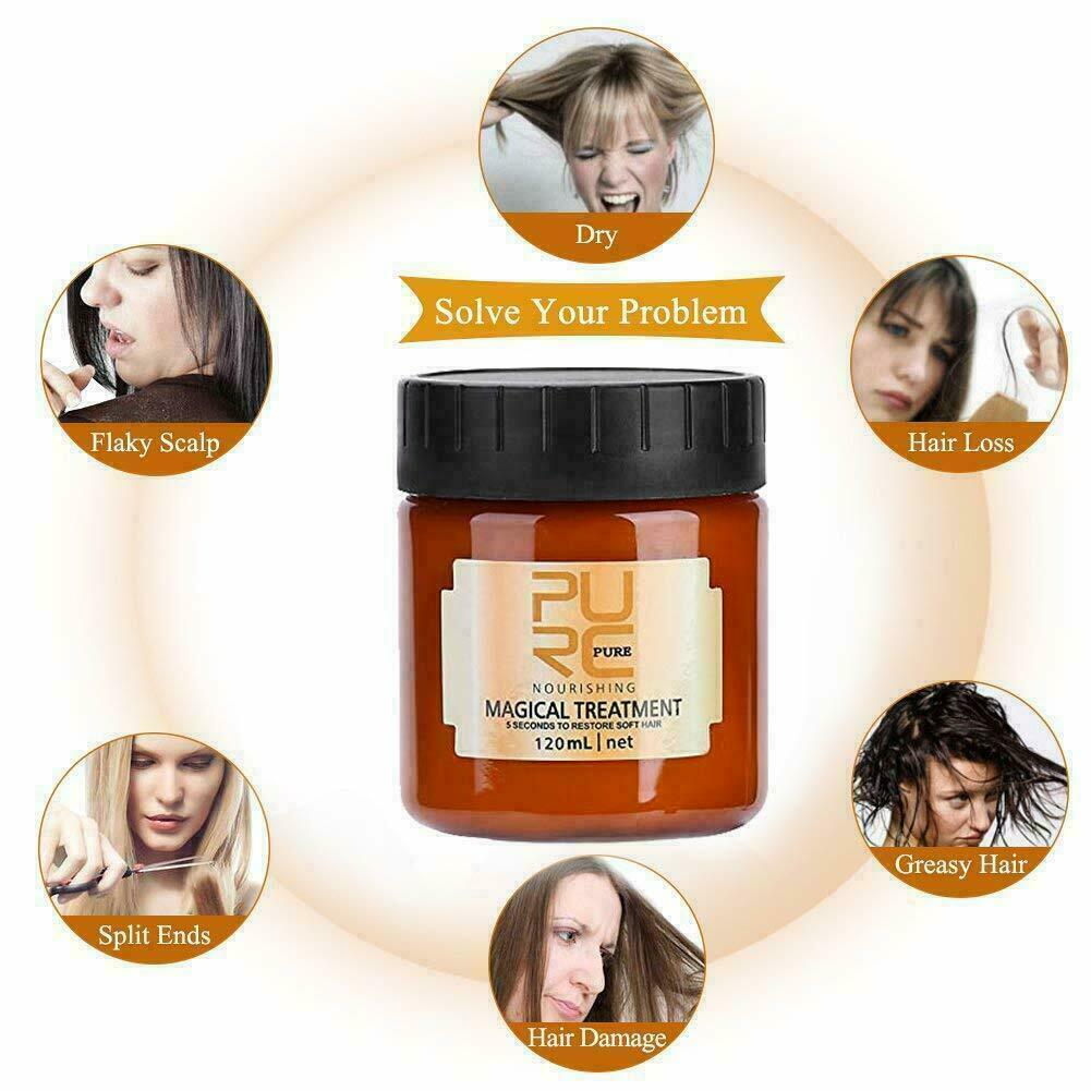 Magical Hair Treatment Mask Tonic Keratin Hair 5 Sec Repairs Damage Restore Hair