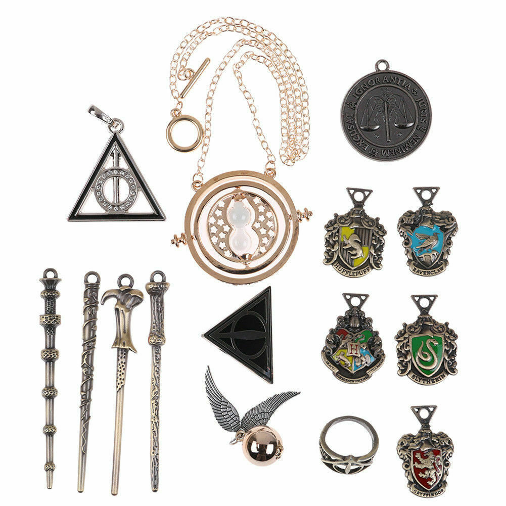 ::New Harry Potter wand Magical wands rings necklace decorate Halloween Gift