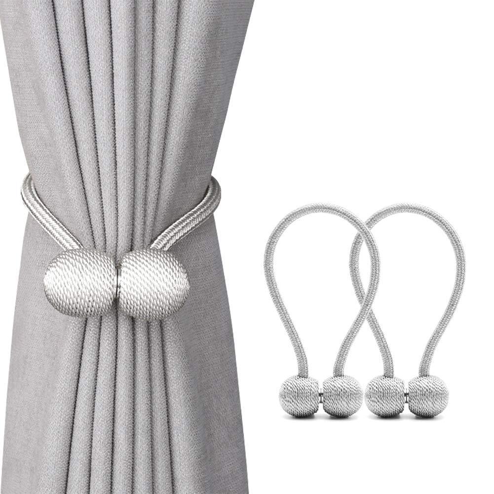 New 2pcs Magnetic Curtain Tiebacks The Most Convenient Drape Tie