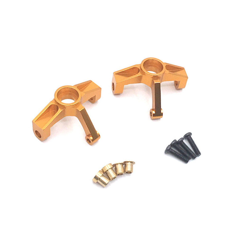 2Pcs Metal Upgrade Parts Front Steering Cup For Wltoys 1/10 104001 RC Car