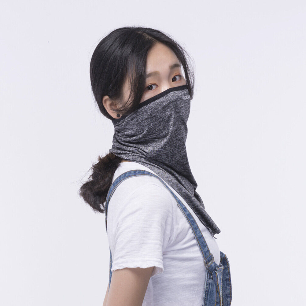 Thin Breathable Neck Gaiter Sun UV Bandana Face Cover Scarf Balaclava Headband