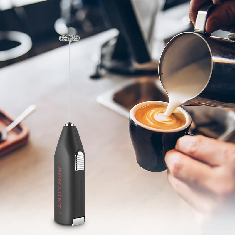 Handheld Electric Coffee Foamer Stir Stick Blender Milk Frot