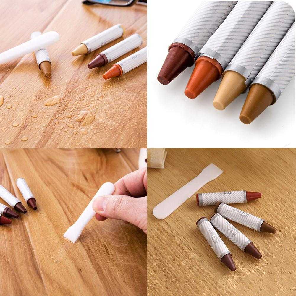 Furniture Table Laminate Wood Flooring Scratch Chip Repair Pen Wax