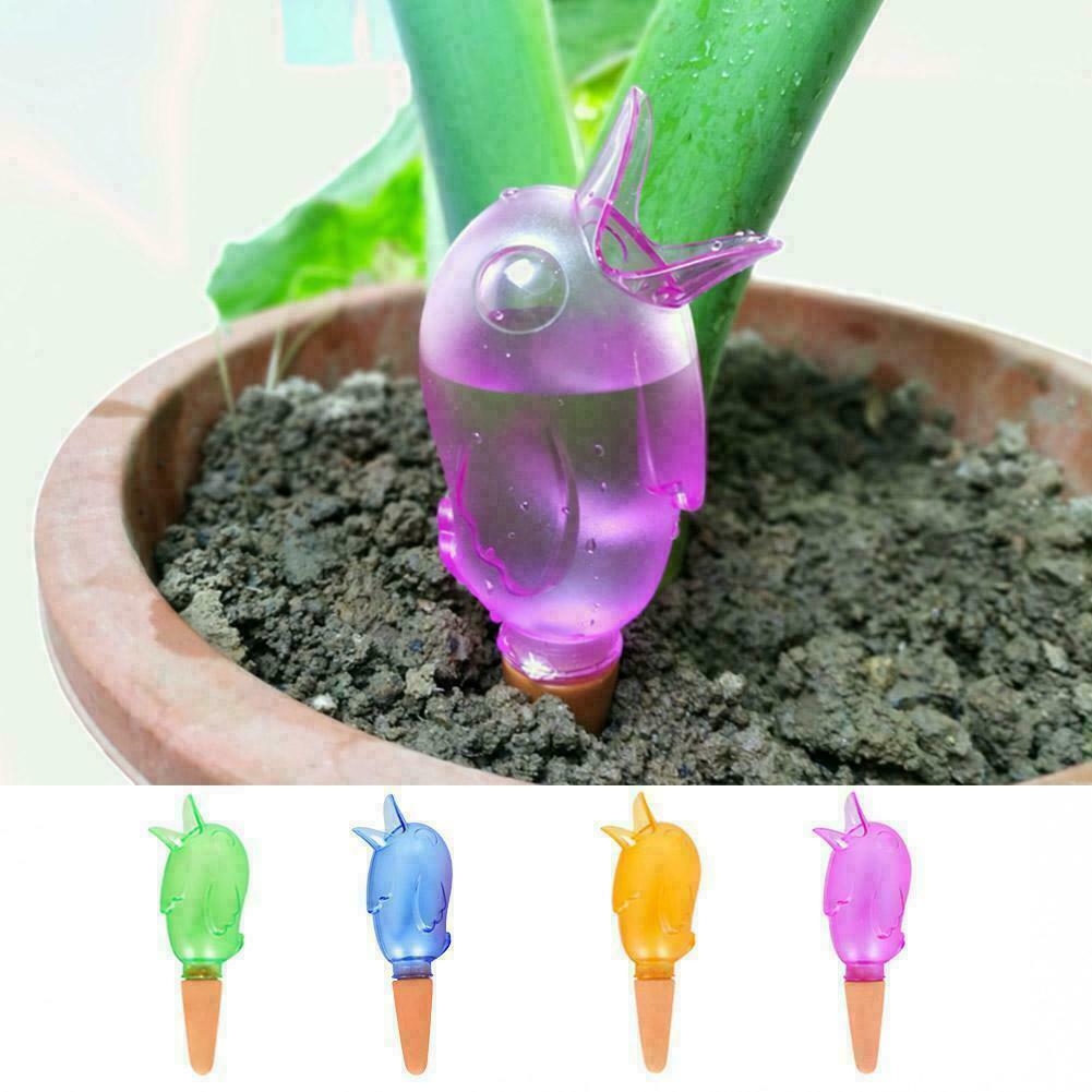Plant Flowers Water Feeder Automatic Self Watering Birds Shape Plants
