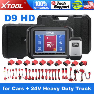 XTOOL D9HD Diesel Heavy Duty Truck All System Car Diagnostic Scanner Coding Tool