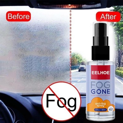 60ml Anti-Fog Spray Prevents Fogging For Glass Windows Mirrors Glasses BEST ! !