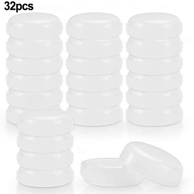 Noise Reducing Solution with 32 Pack 1 1/2 Wrought Iron Chair Leg Floor Glides