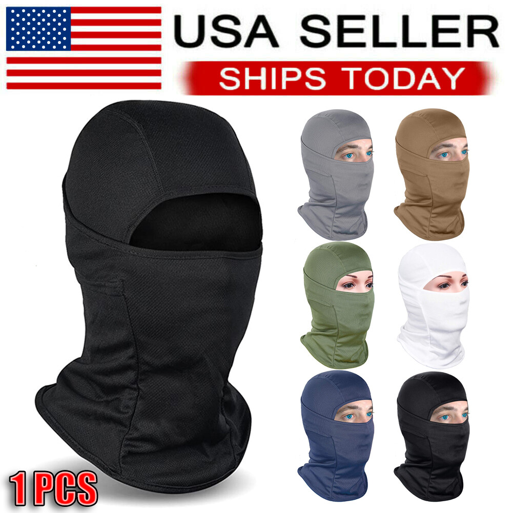 For Men Women Balaclava Face Mask UV Protection Ski Sun Hood Tactical Masks US