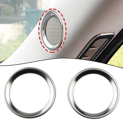 Car A Pillar Speaker Ring Frame Sound Circle Trim For Mazda CX-5 CX5 2017-2022