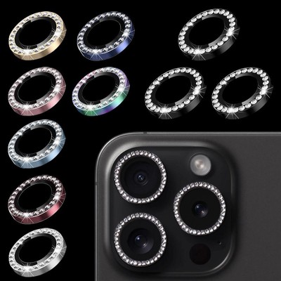 Camera Len Metal Glass Protector Film Cover For iPhone 15 14 13 Pro Max