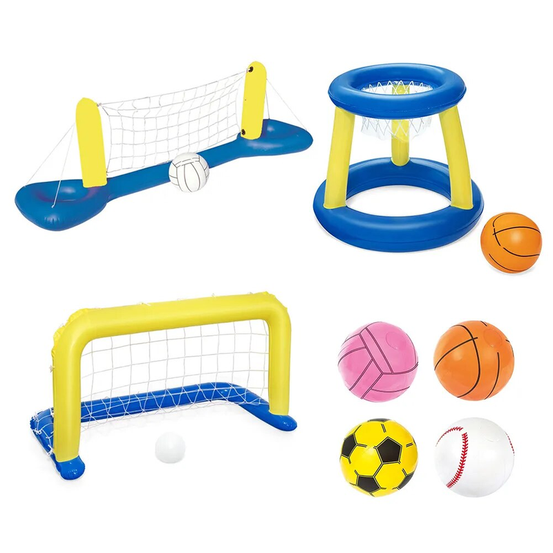 Family Swimming Pool Water Inflatable Volleyball Basketball 