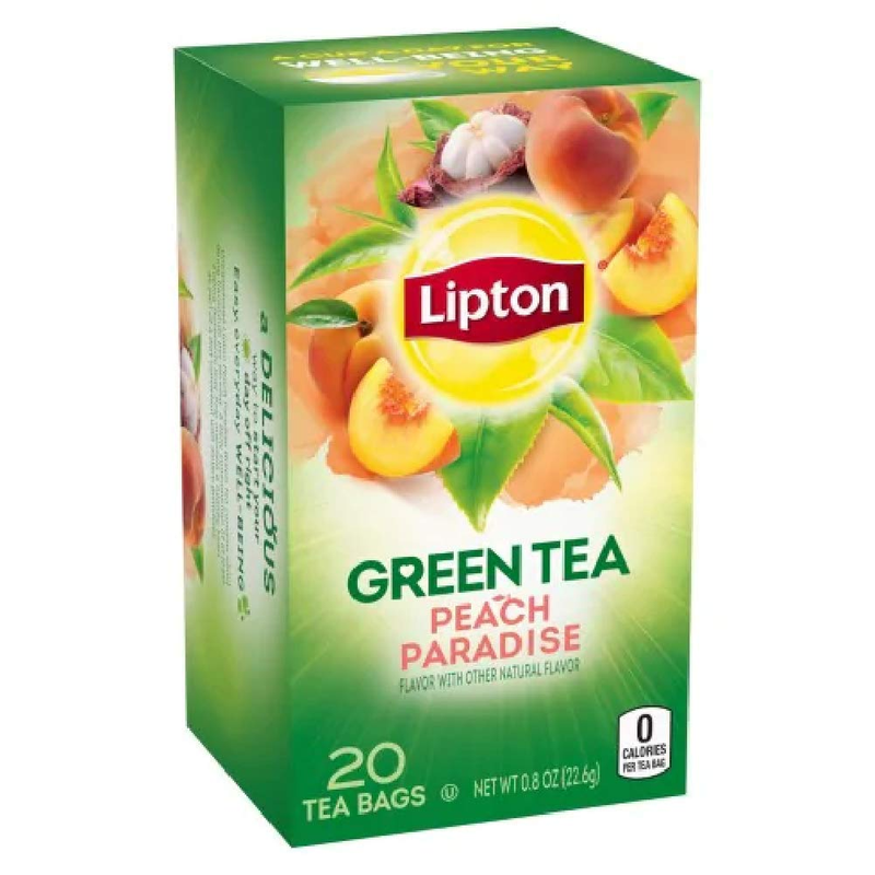 Peach Paradise Green Tea, Peach, 20 Count (Pack of 6)