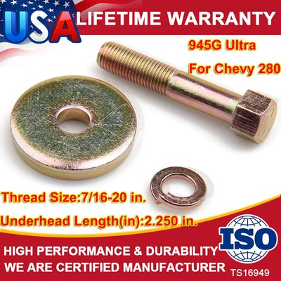 Engine Harmonic Balancer Bolt-Ultra Seal Harmonic Balancer Bolt/washer Kit 945G